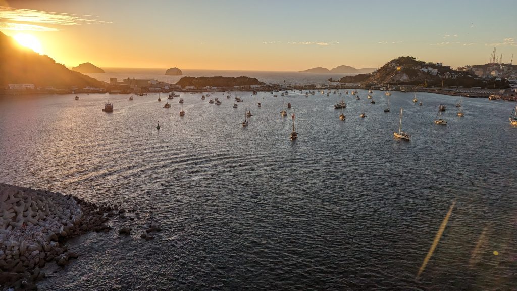 Sunset in Manzanillo