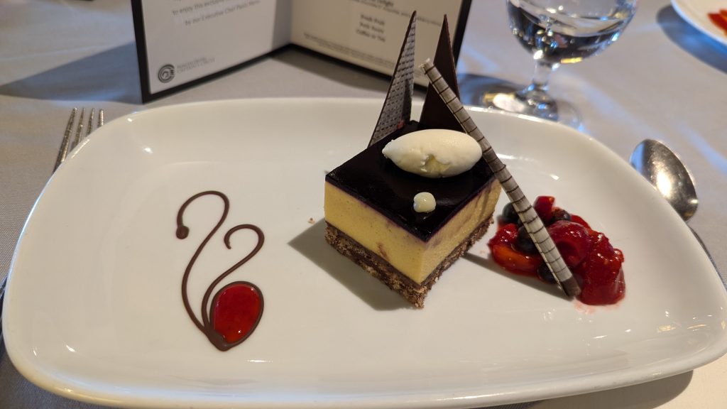 Dessert at the MTG Luncheon